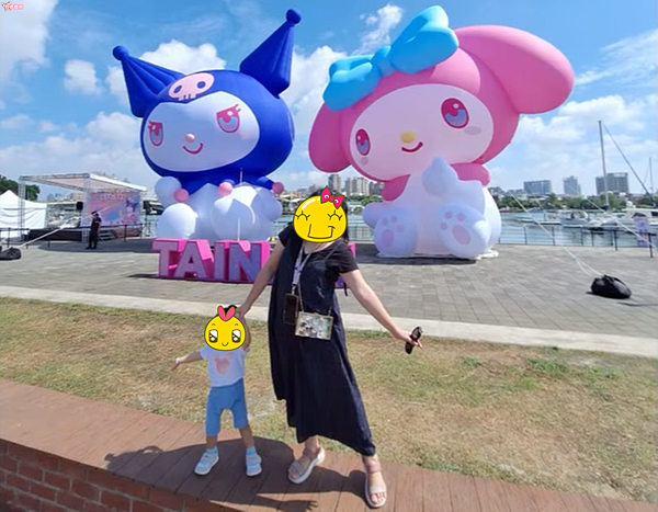 2024 台南美樂蒂&酷洛米探險之旅，12米卡哇伊巨型氣球、