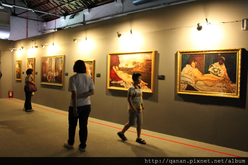 蒙娜麗莎說話畫展/台中創意園區