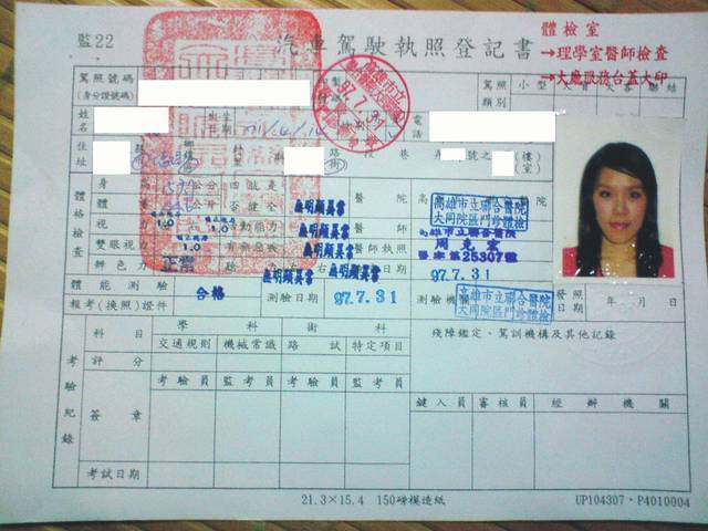 機車駕照體檢 Buuchau
