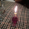 餐桌上的小酒精燈