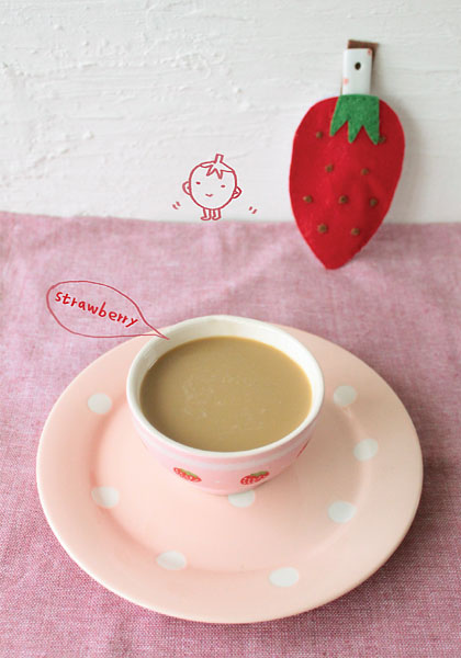 草莓咖啡+草莓湯匙袋