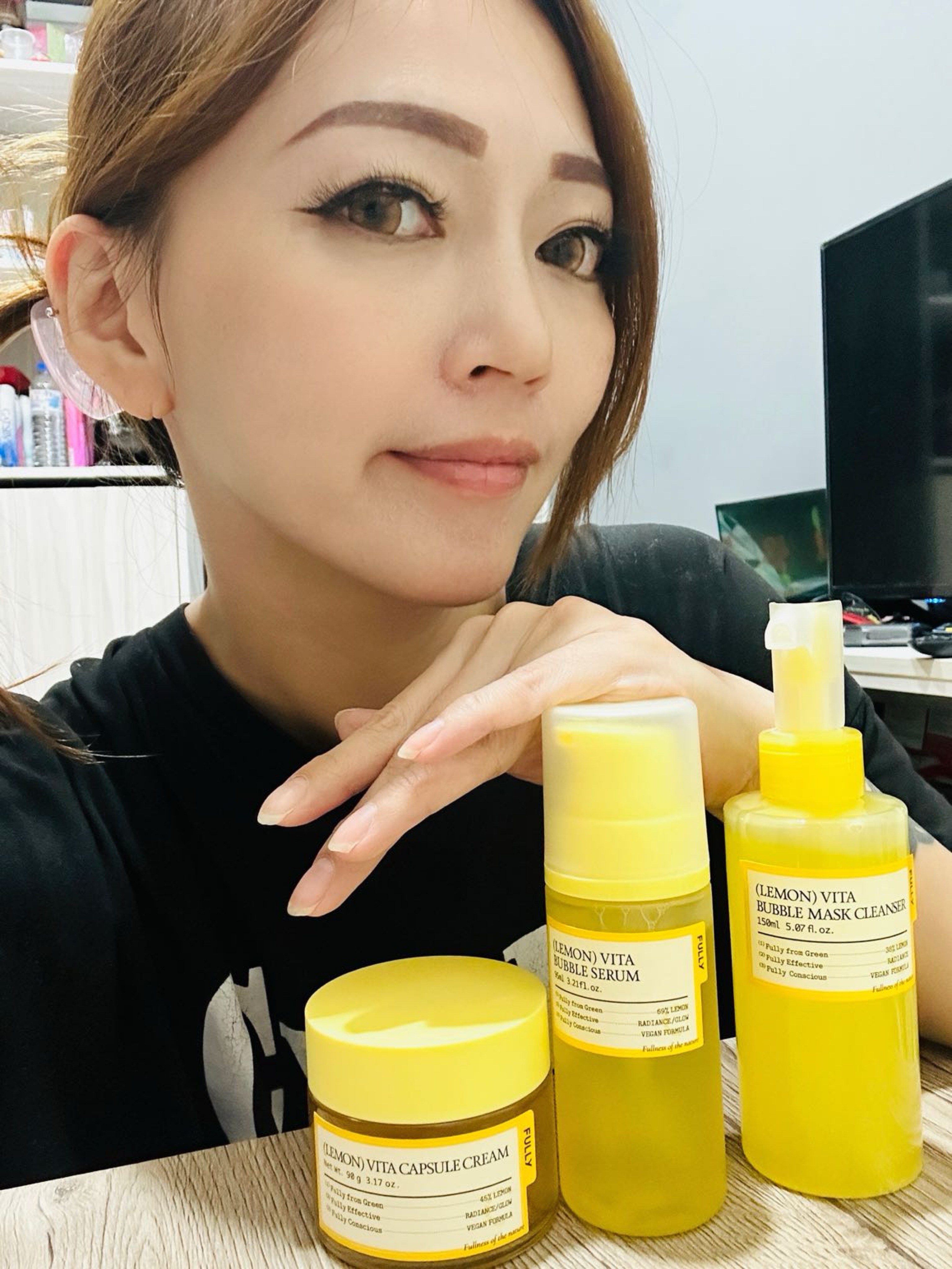 🍋【FULLY 檸檬C泡泡亮白系列】韓國純素保養品牌 ✨用最