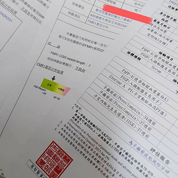 2019-自費產檢報告-子癲+SMA+X脆折 2019-自費產檢報告-子癲+SMA+X脆折