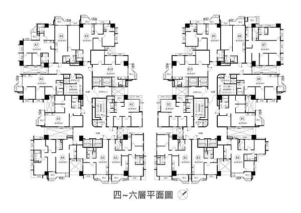 桃園青埔高鐵最新潛銷-實德璞園的家 4-6F格局圖.jpg