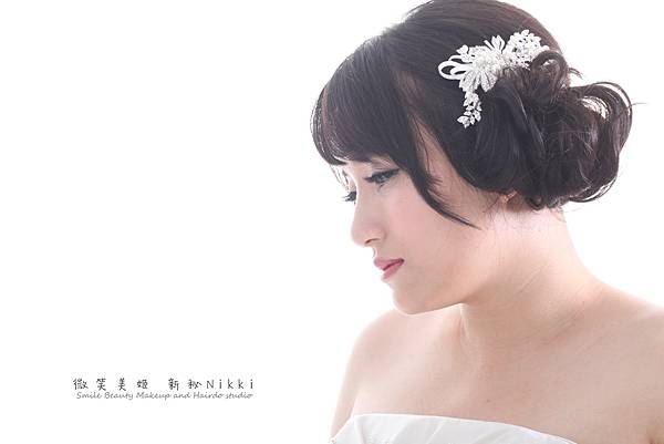 Charlene。白紗造型
