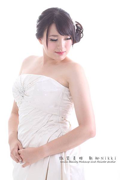Charlene。白紗造型