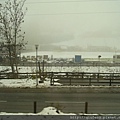 往梅拉諾的路上，積雪覆蓋的奧地利境內 Typisches Winterwetter 