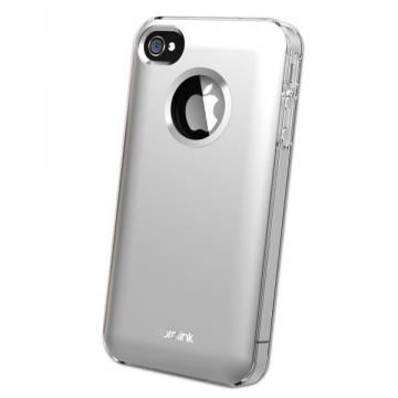 AproLink iPHONE 4S4 金屬磨砂鋁環 保護殼--鈦銀.jpg