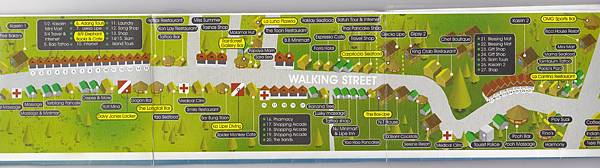 Walking Street map