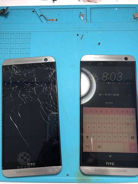 HTC E9面板慘摔