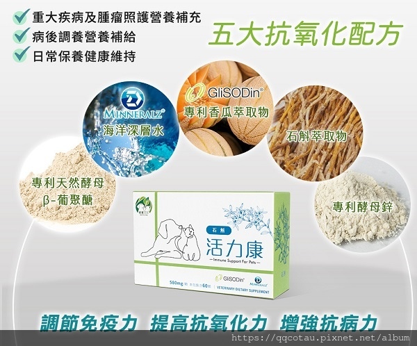 活力康五大抗氧化配方