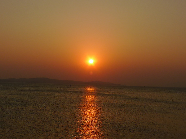 慈湖夕陽