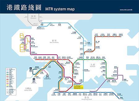 香港MTR_map