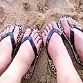 豹紋姐妹沙灘鞋.JPG