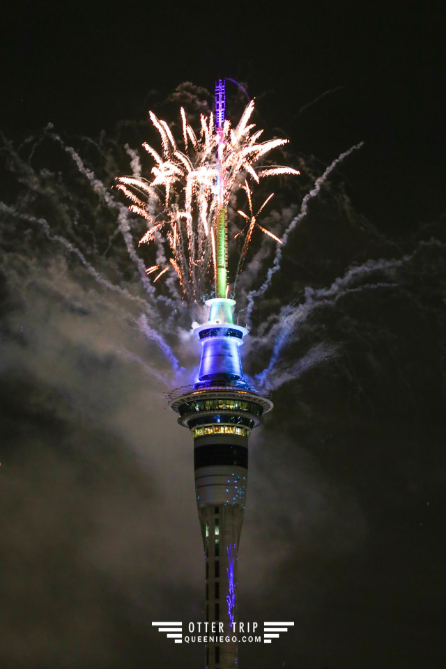 紐西蘭奧克蘭跨年旅遊 全球最早跨年城市 拍攝Sky Tower跨年煙火