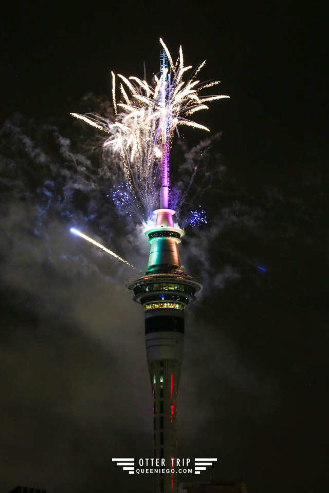 紐西蘭奧克蘭跨年旅遊 全球最早跨年城市 拍攝Sky Tower跨年煙火