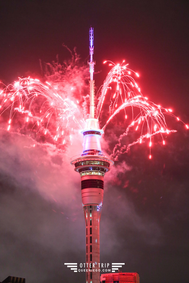 紐西蘭奧克蘭跨年旅遊 全球最早跨年城市 拍攝Sky Tower跨年煙火