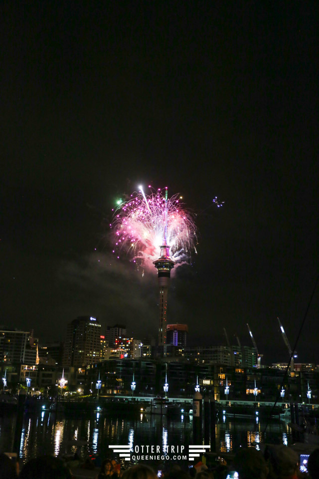 紐西蘭奧克蘭跨年旅遊 全球最早跨年城市 拍攝Sky Tower跨年煙火