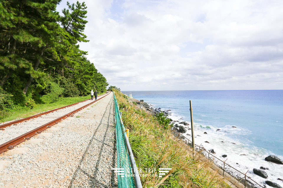 釜山景點/青沙浦墊腳石天空步道/青沙浦紅白燈塔/青沙浦鐵道,青沙浦一日遊,孔劉推薦