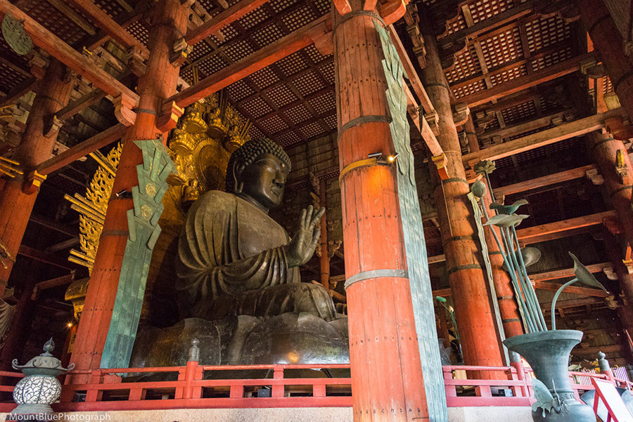 「日本關西奈良」世界遺產東大寺，可以看奈良市景的二月堂