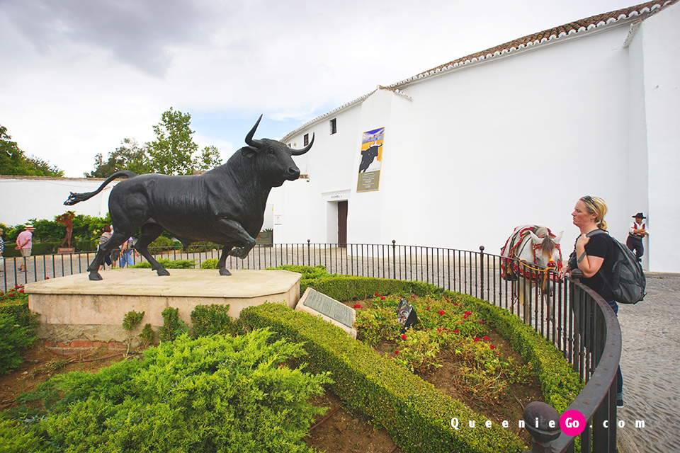 在龍達鬥牛場‭（Plaza de Toros de Ronda）遇上古典式馬術表演‬