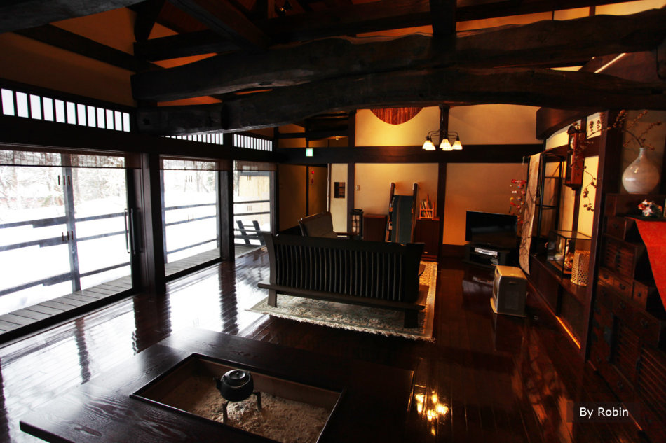 日本岐阜白川鄉住宿 在蕎麥麵店－蕎麥莊住一次高級版的合掌造