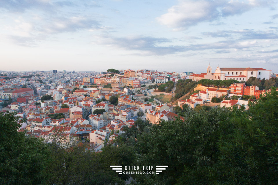 葡萄牙里斯本景點 太陽門觀景台 恩寵觀景台 聖若熱城堡 聖露西亞觀景台