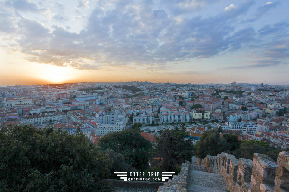 葡萄牙里斯本景點 太陽門觀景台 恩寵觀景台 聖若熱城堡 聖露西亞觀景台