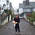 The Cobble Path got totally slippery after raining...