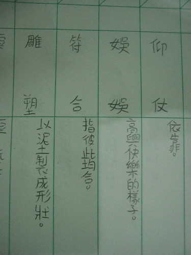 久違的作業