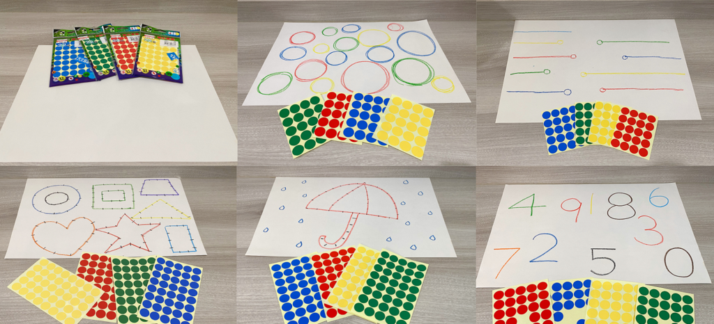[心得] 十種「圓點貼」的小遊戲親子創作分享