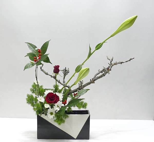 18年12月17日的池坊作品 自由花 小蕭的秘密花園 痞客邦