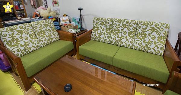 台北市木柵區客戶楊先生實木椅訂做新椅墊