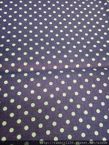 棉麻布10309-紫色水玉條紋