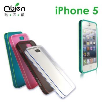 OBIEN 歐品漾Apple iPhone 5 專用TPU保護殼 (兩組套環加贈螢幕保護貼)