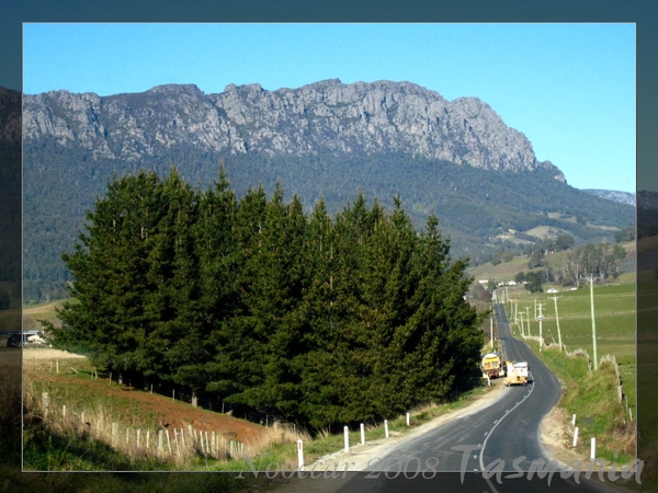 Dolerite mountain range