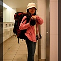 My new hiking backpack and I..^^..