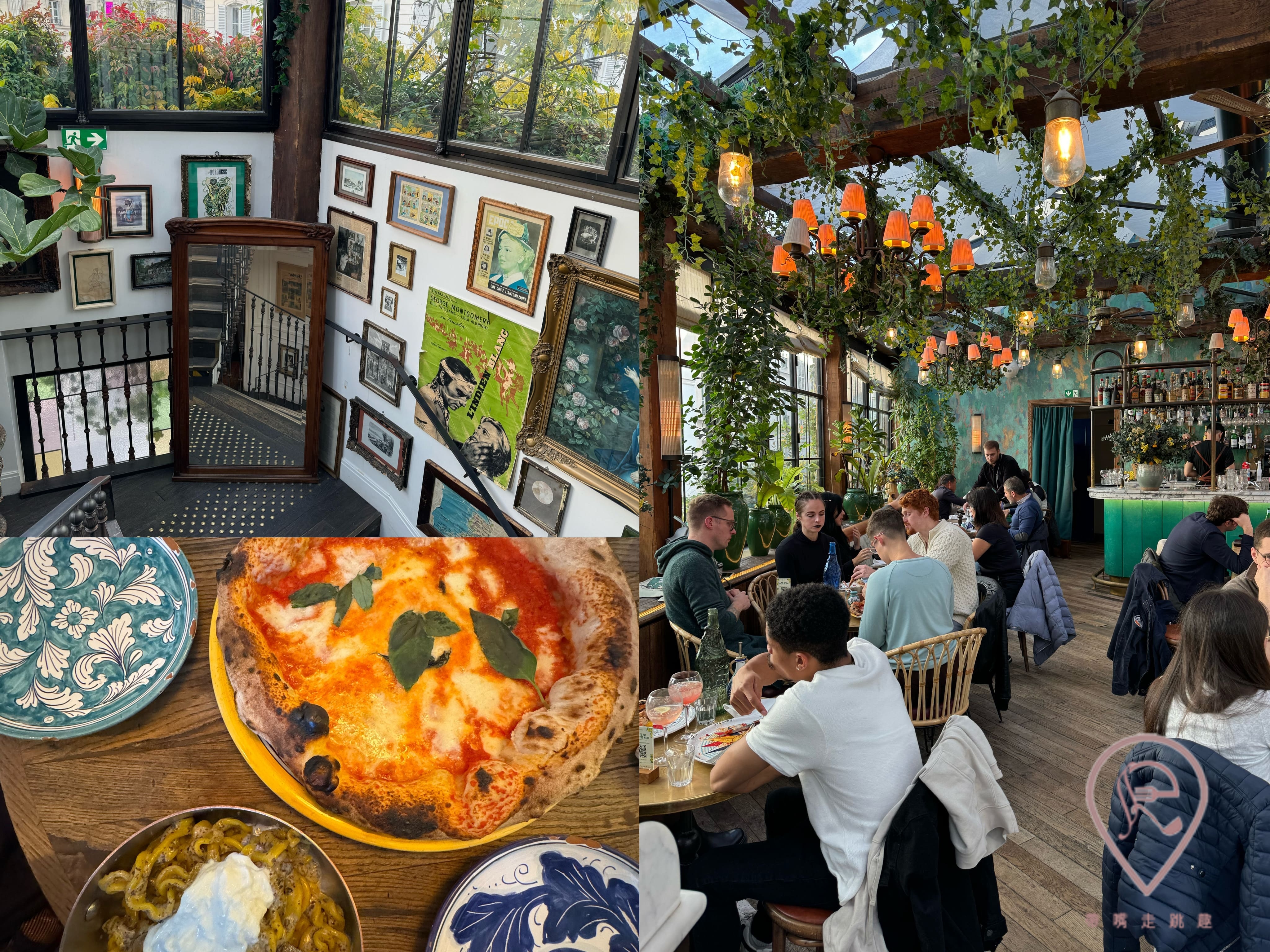 【巴黎美食】蒙馬特 Pink Mamma。猶如身處空中花園 