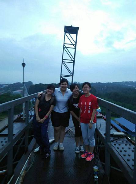 badminton kaki climb to the tower.jpg