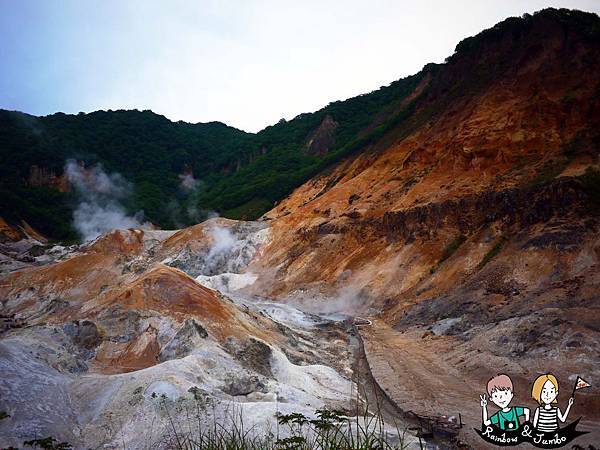 2015日本北海道之旅｜登別地獄谷，北海道火山地形自然景點推