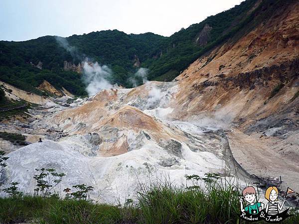 2015日本北海道之旅｜登別地獄谷，北海道火山地形自然景點推