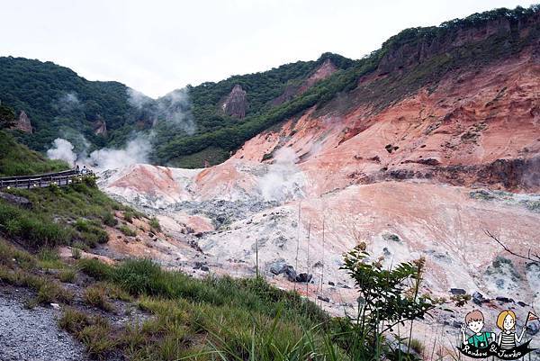 2015日本北海道之旅｜登別地獄谷，北海道火山地形自然景點推