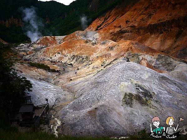 2015日本北海道之旅｜登別地獄谷，北海道火山地形自然景點推