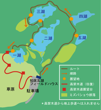 知床五湖散策 知床五湖散策