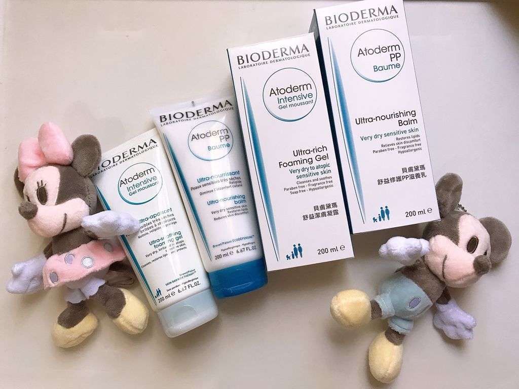 【育兒好物】推薦！BIODERMA貝膚黛瑪 舒益潔膚凝露+舒益PP修護滋養乳 幫寶寶養膚美膚