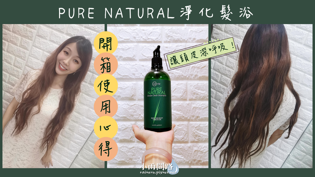 頭皮洗髮精開箱｜PURE NATURAL淨化髮浴｜使用心得｜DV+hair莊大衛｜暟芮髮品｜讓頭皮有沙龍般的深呼吸！_小雨問路 (1).PNG