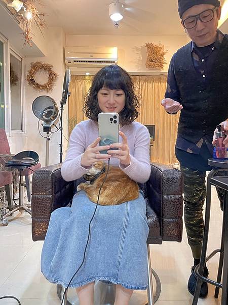 台北中山髮廊│Ensue4 Hair Dressing貓咪髮廊