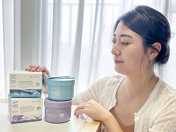 美妝保養│敏感肌夏日必備：皮脂膜修護專家－寶藝凍膜心得分享│敷⼀次=吸收5⽀安瓶精華