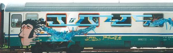 "電車塗鴉"