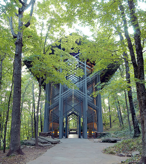 荊刺冕教堂(Thorncrown Chapel/ E. Fay Jones)